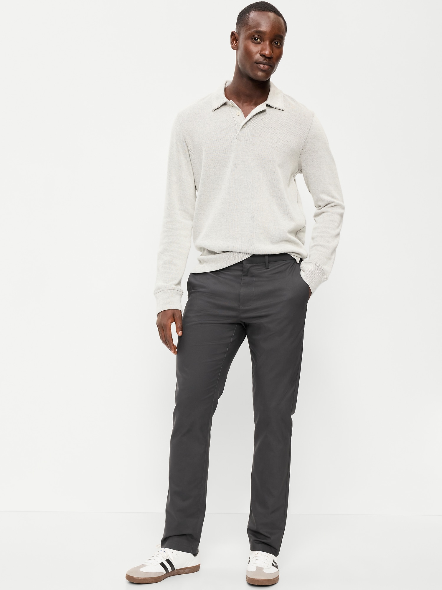 PANTALON CHINO ÉTROIT TECH INÉGALÉ 4.0