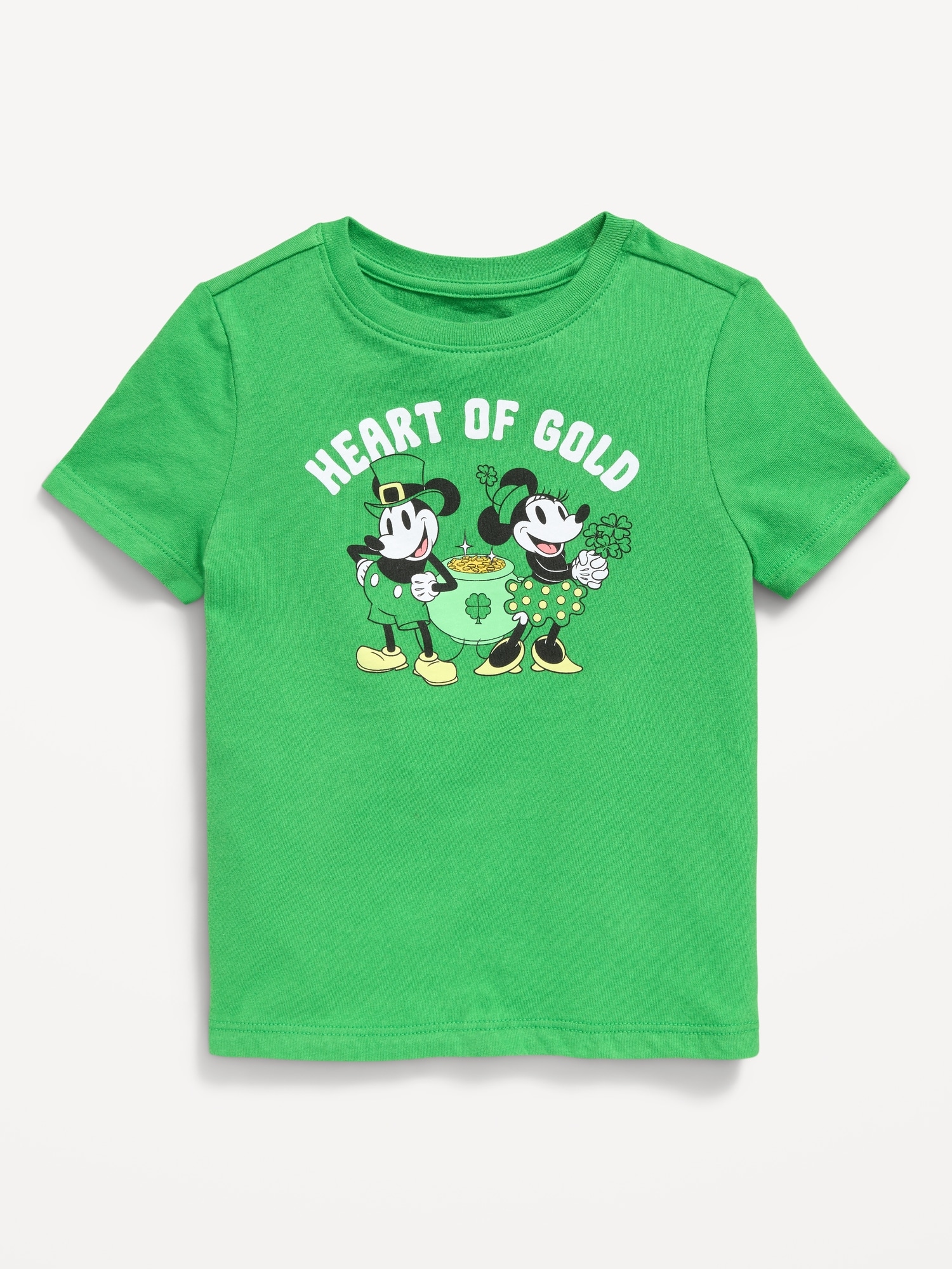 T-SHIRT À IMPRIMÉ MICKEY ET MINNIE DE DISNEY© UNISEXE POUR TOUT-PETIT - Imprimé « Heart Of Gold » Minnie Et Mickey (Saint