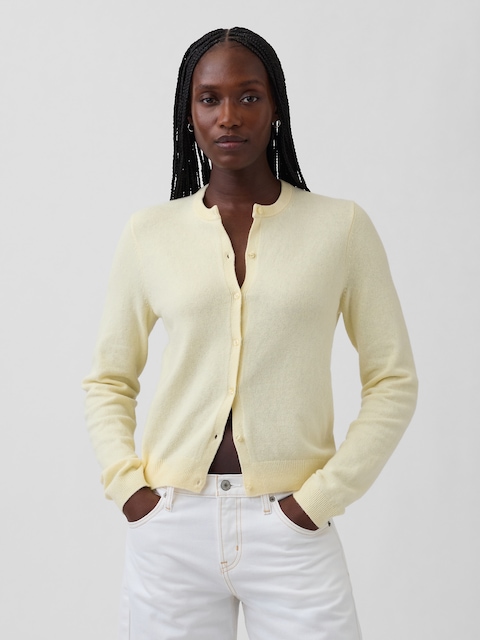 CashSoft Crop Cardigan