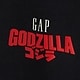 ゴジラ グラフィック GAPロゴ Tシャツ