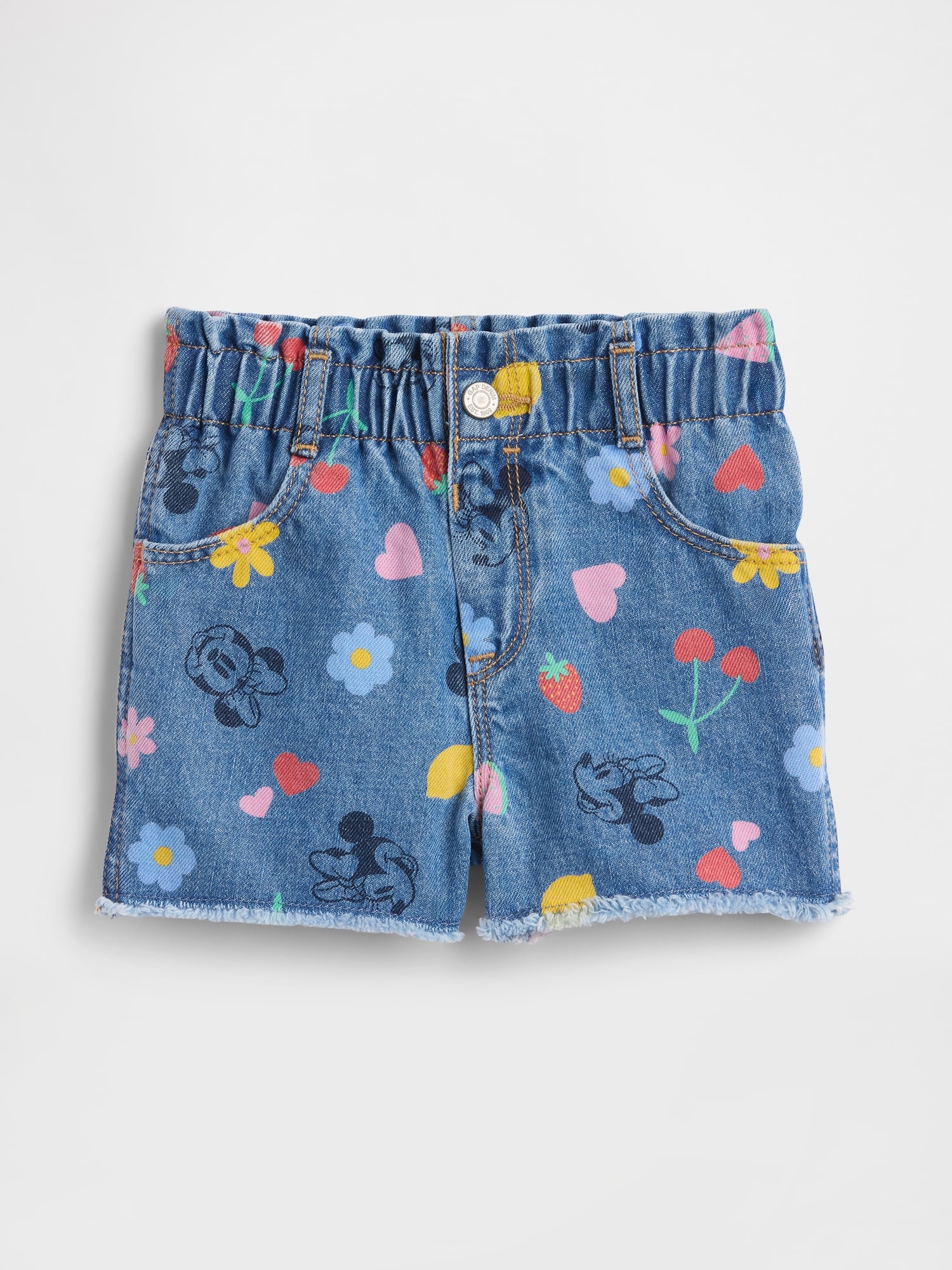 babyGap × Disney Paperbag Mom Jean Shorts