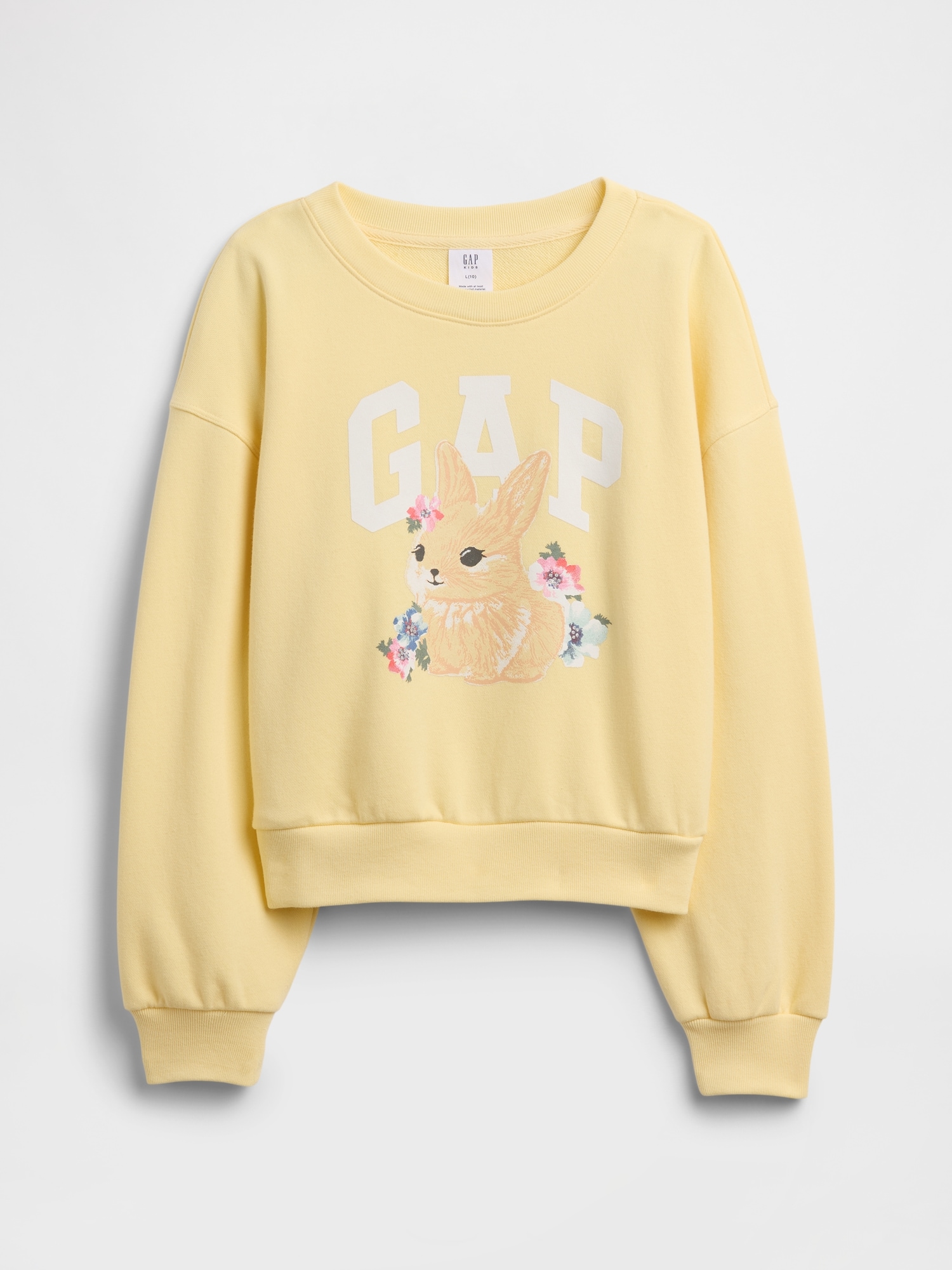 Kids Oversized Wedge Graphic Sweatshirt