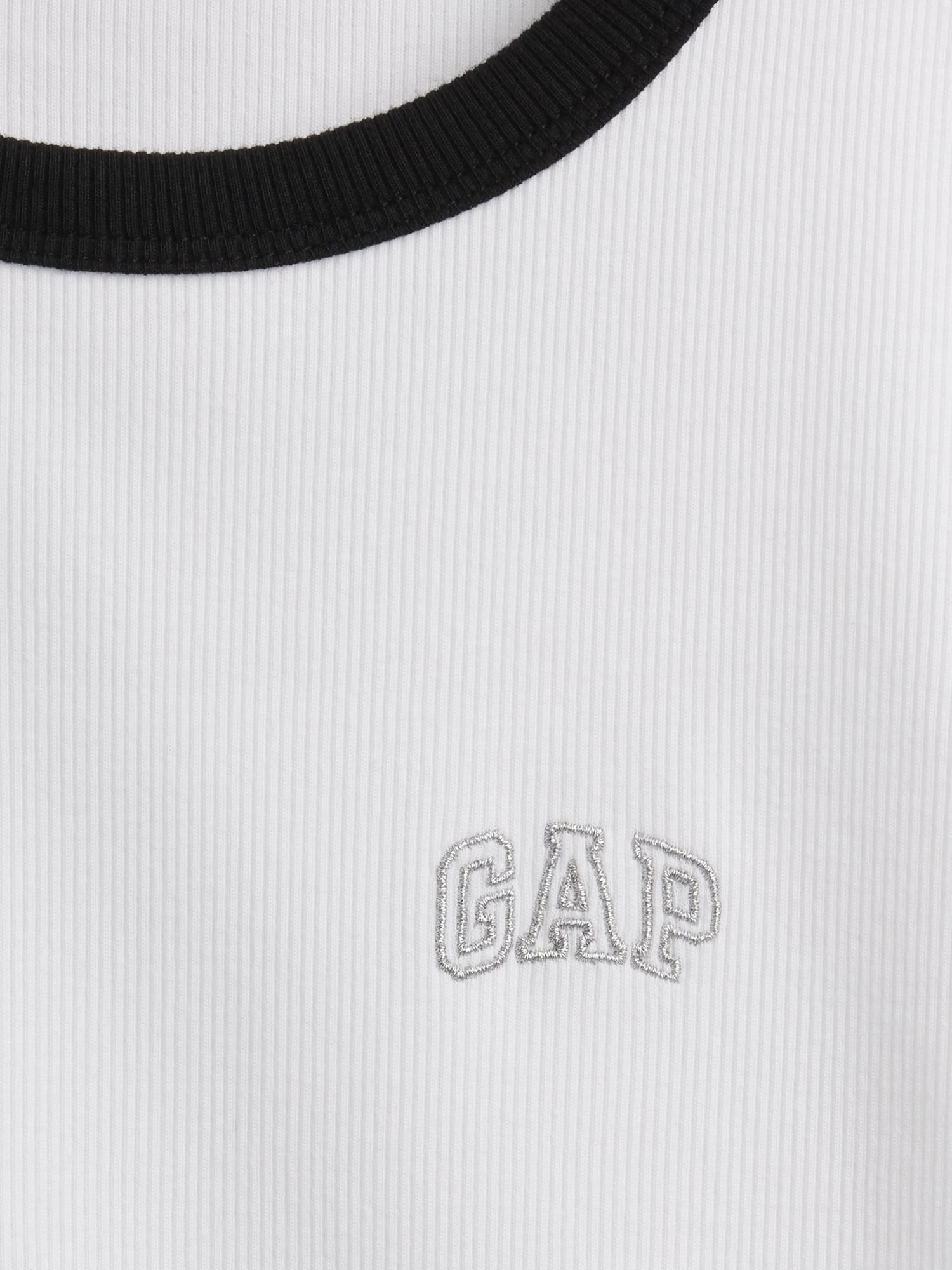 リブ GAPロゴ チビTシャツ-4
