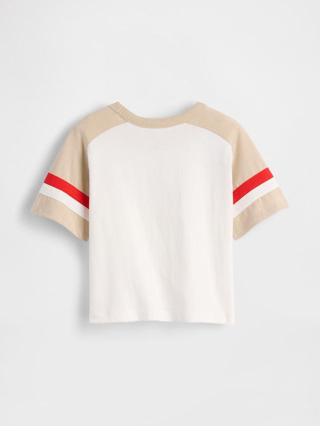 ラグラン フットボールTシャツ (幼児・ベビー)-1