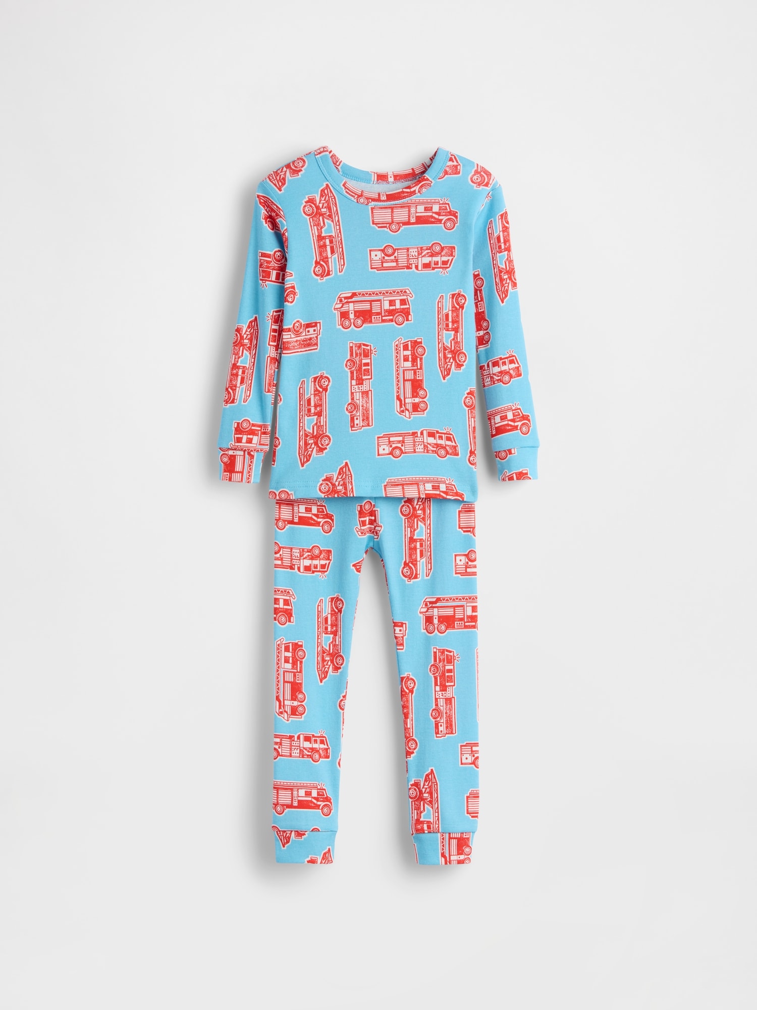 PYJAMA EN COTON BIOLOGIQUE BROSSÉ POUR BÉBÉ ET TOUT-PETIT