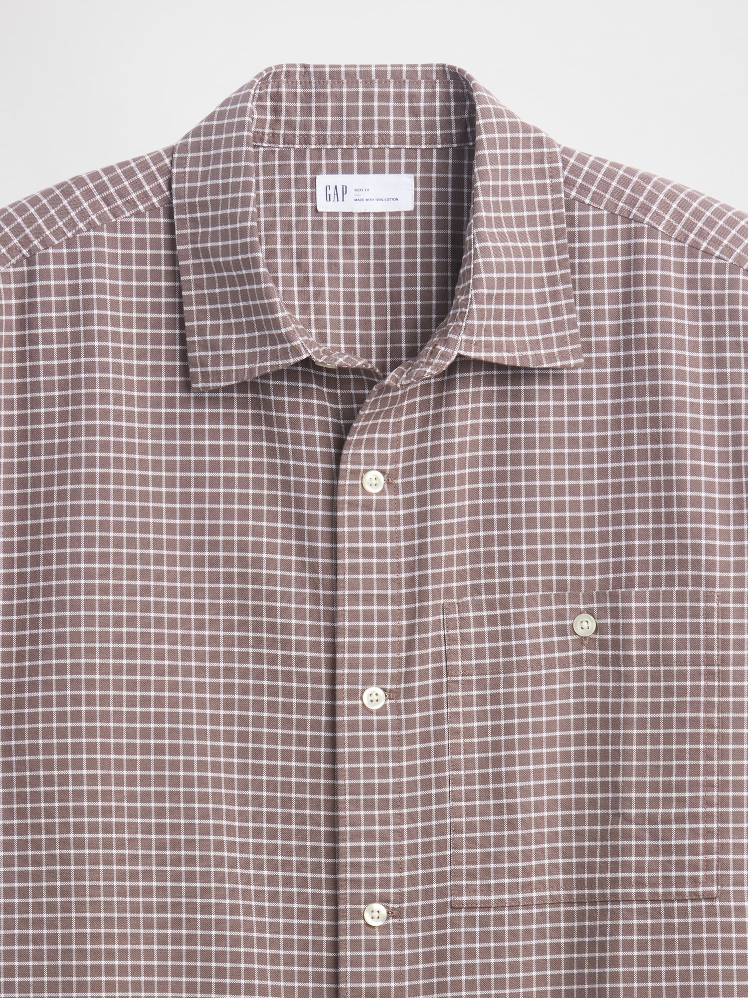 ボクシーフィット オックスフォードシャツ-3