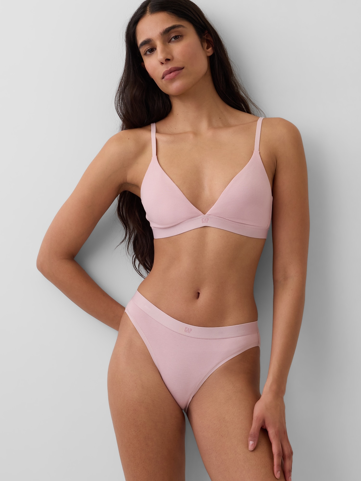 Organic Stretch Cotton Triangle Bra