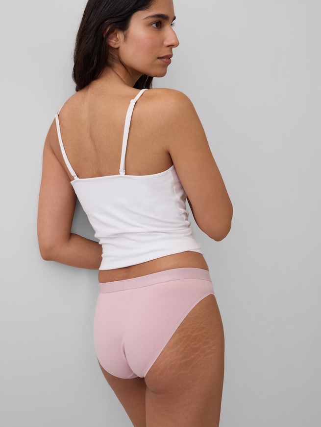 オーガニック ストレッチコットン GAPロゴ ビキニショーツ-1