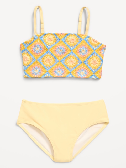 Crochet Bikini Swim Set for Girls