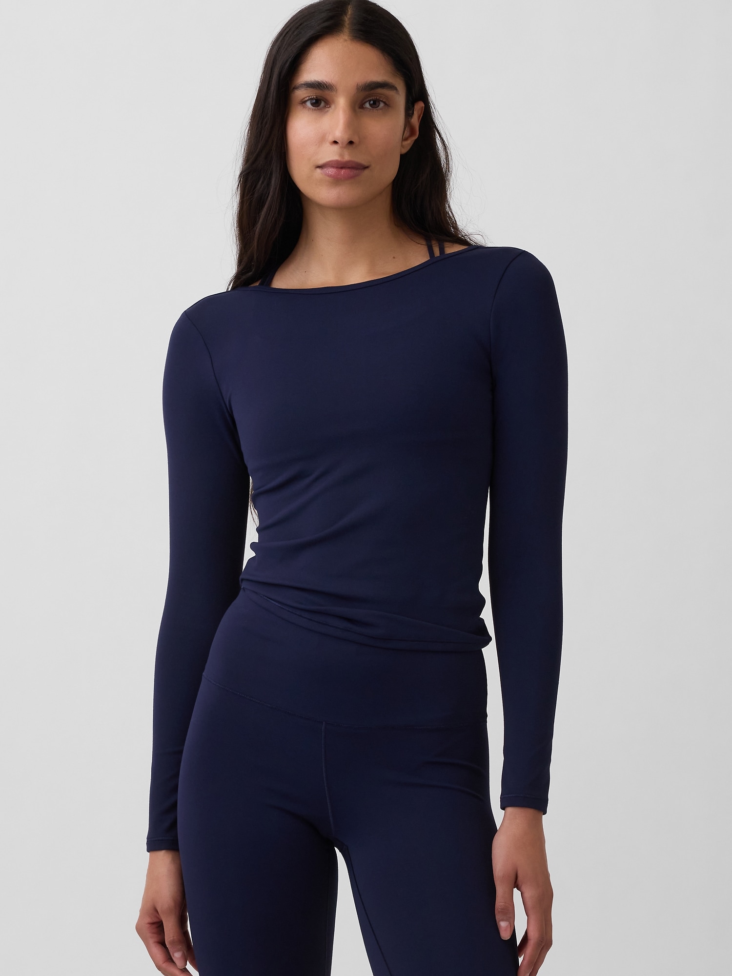 T-SHIRT LISSE À ENCOLURE BATEAU GAPFIT