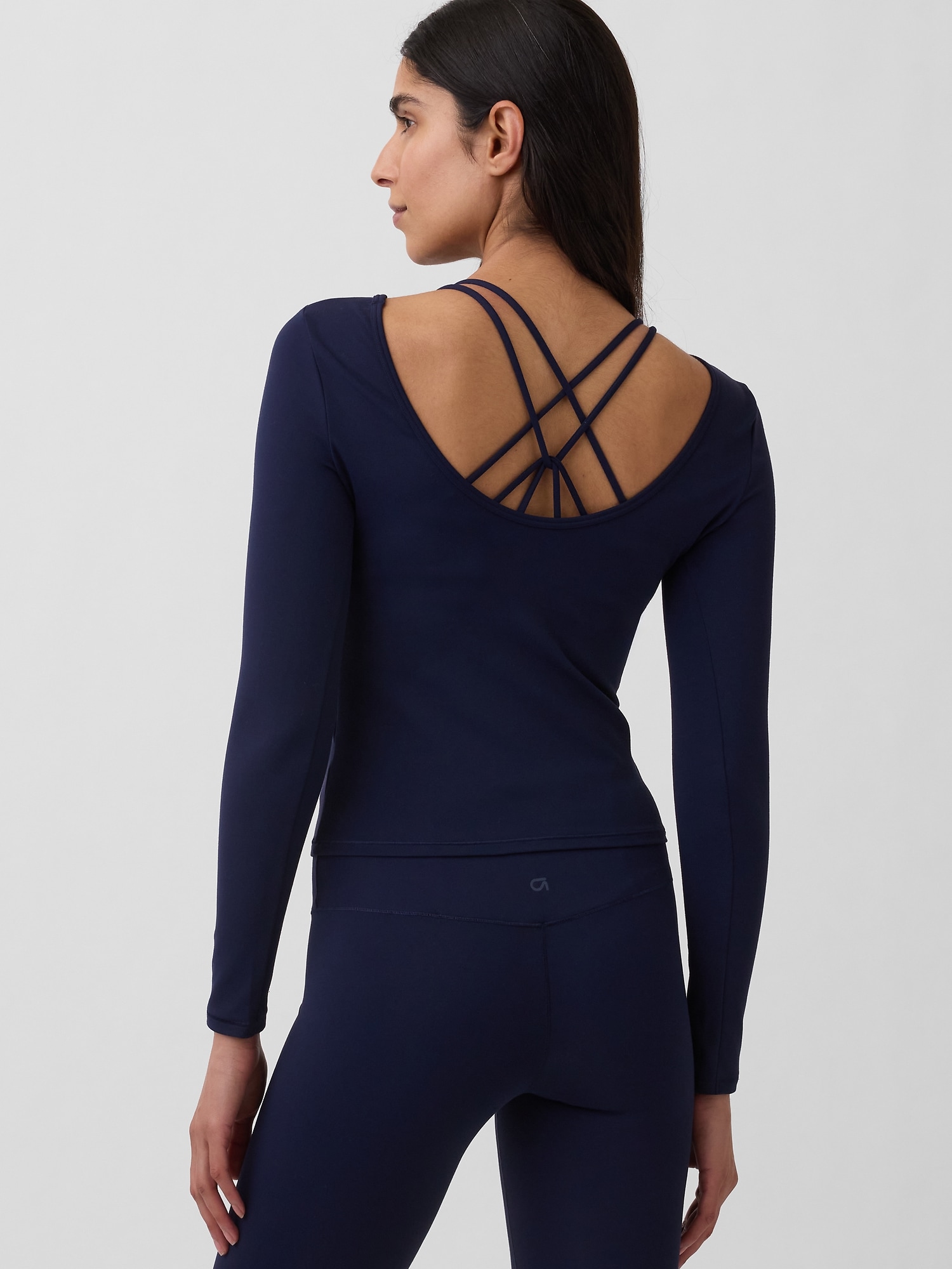 GapFit Smooth Boatneck T-Shirt