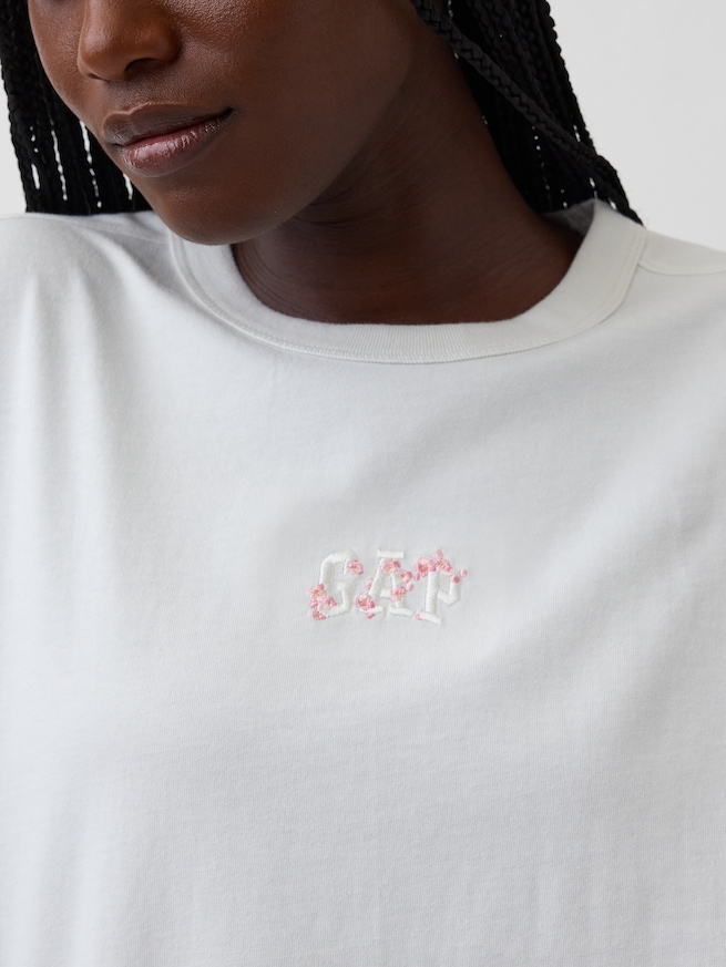 オーバーサイズ SAKURA GAPロゴTシャツ-3