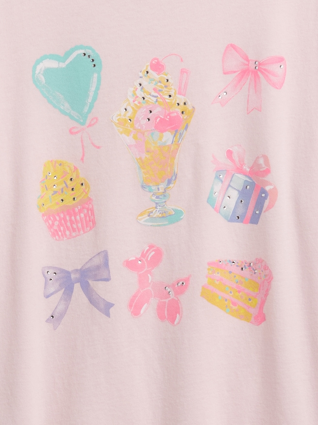 オーバーサイズ グラフィックTシャツ (キッズ)-2