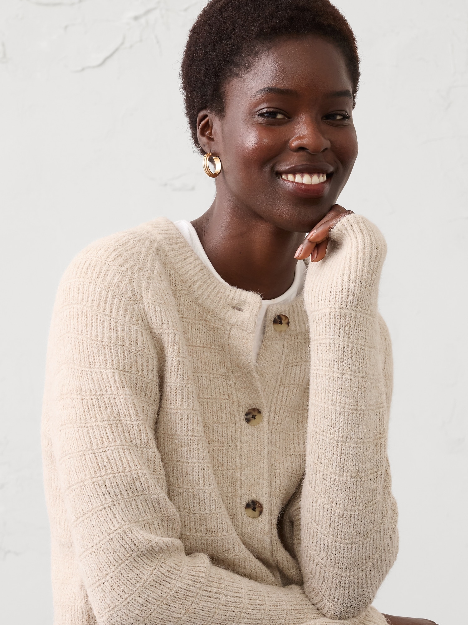 Brushed Cardigan Sweater | Banana Republic Factory