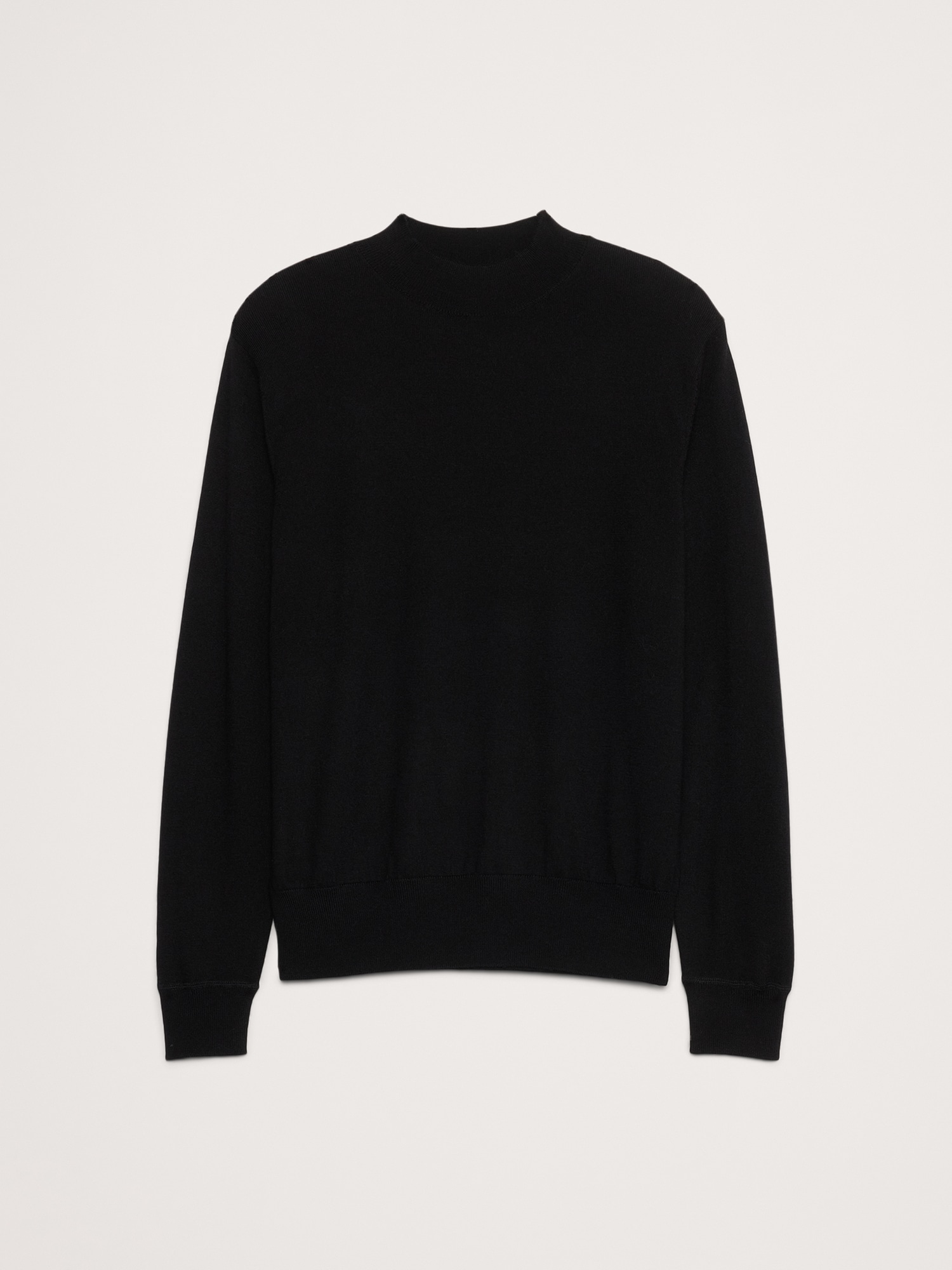 Merino Mock-Neck Sweater