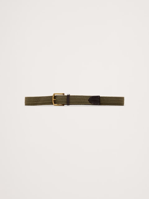 CEINTURE EN COTON TRESSÉ