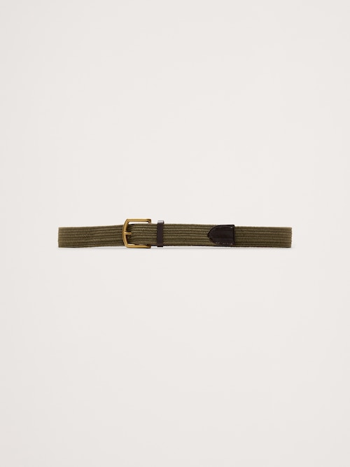 ウーブン ブレイド コットン ベルト
