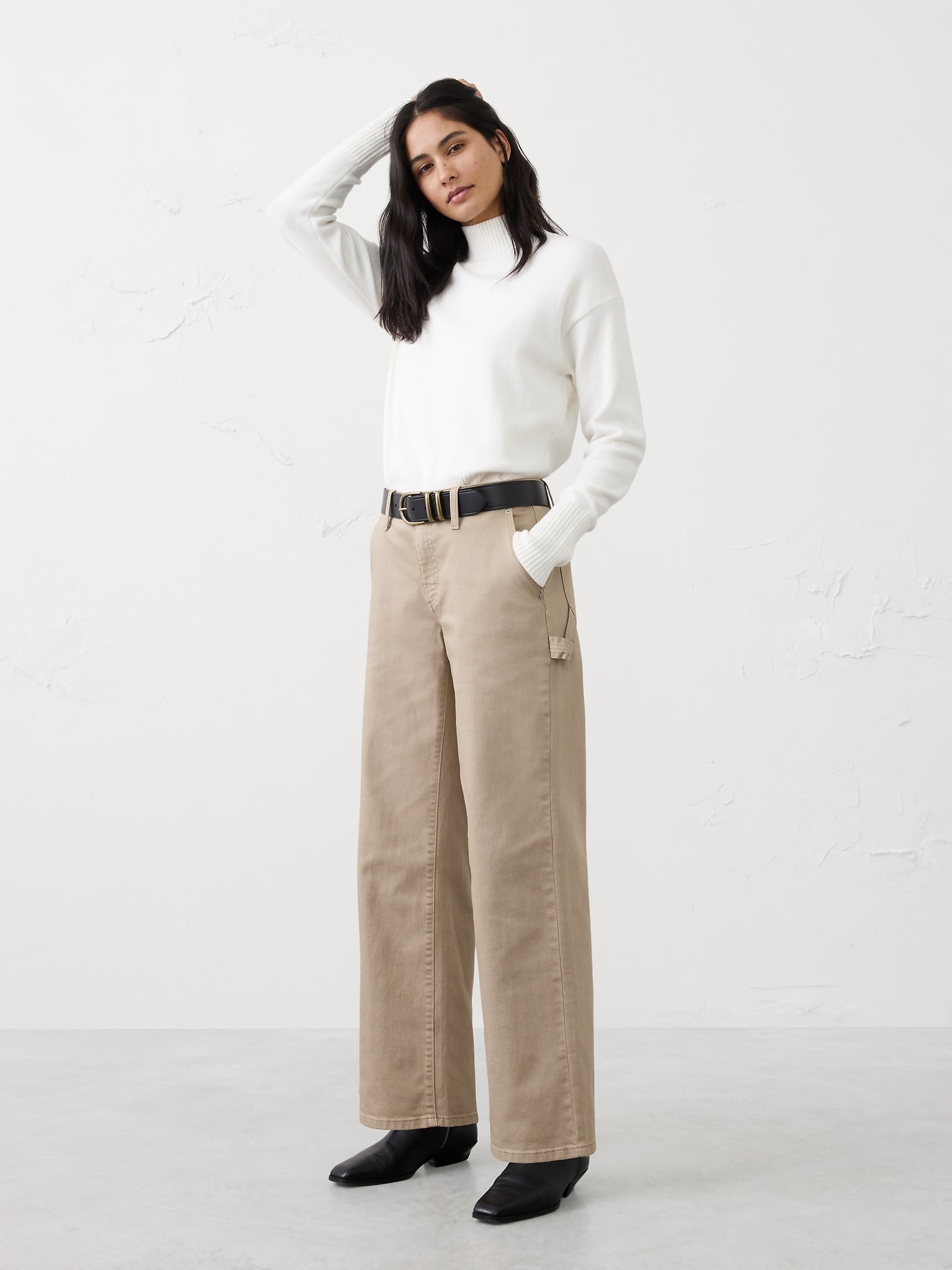 Straight Mid-Rise Carpenter Jean