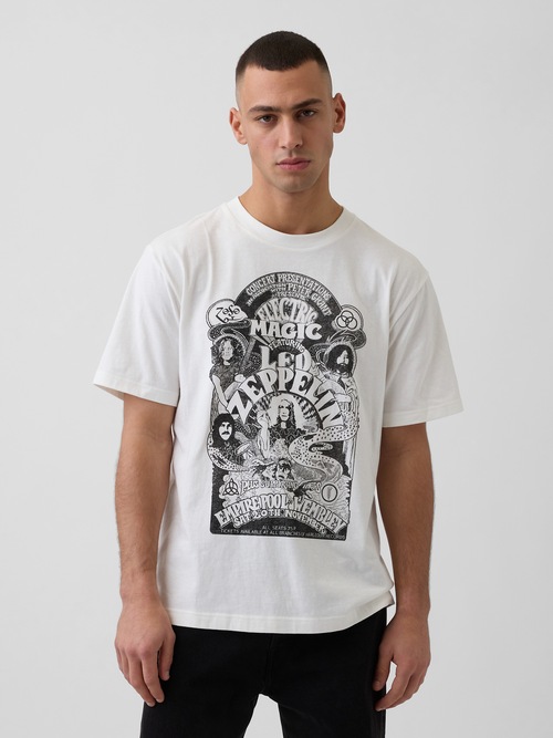 レッド・ツェッペリン リラックスフィット グラフィックTシャツ