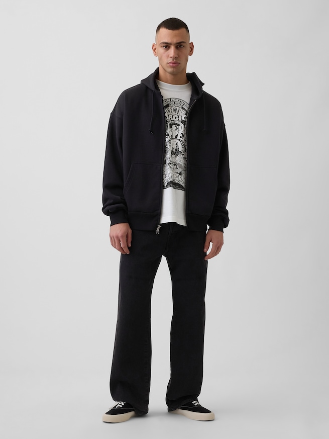 レッド・ツェッペリン リラックスフィット グラフィックTシャツ-1