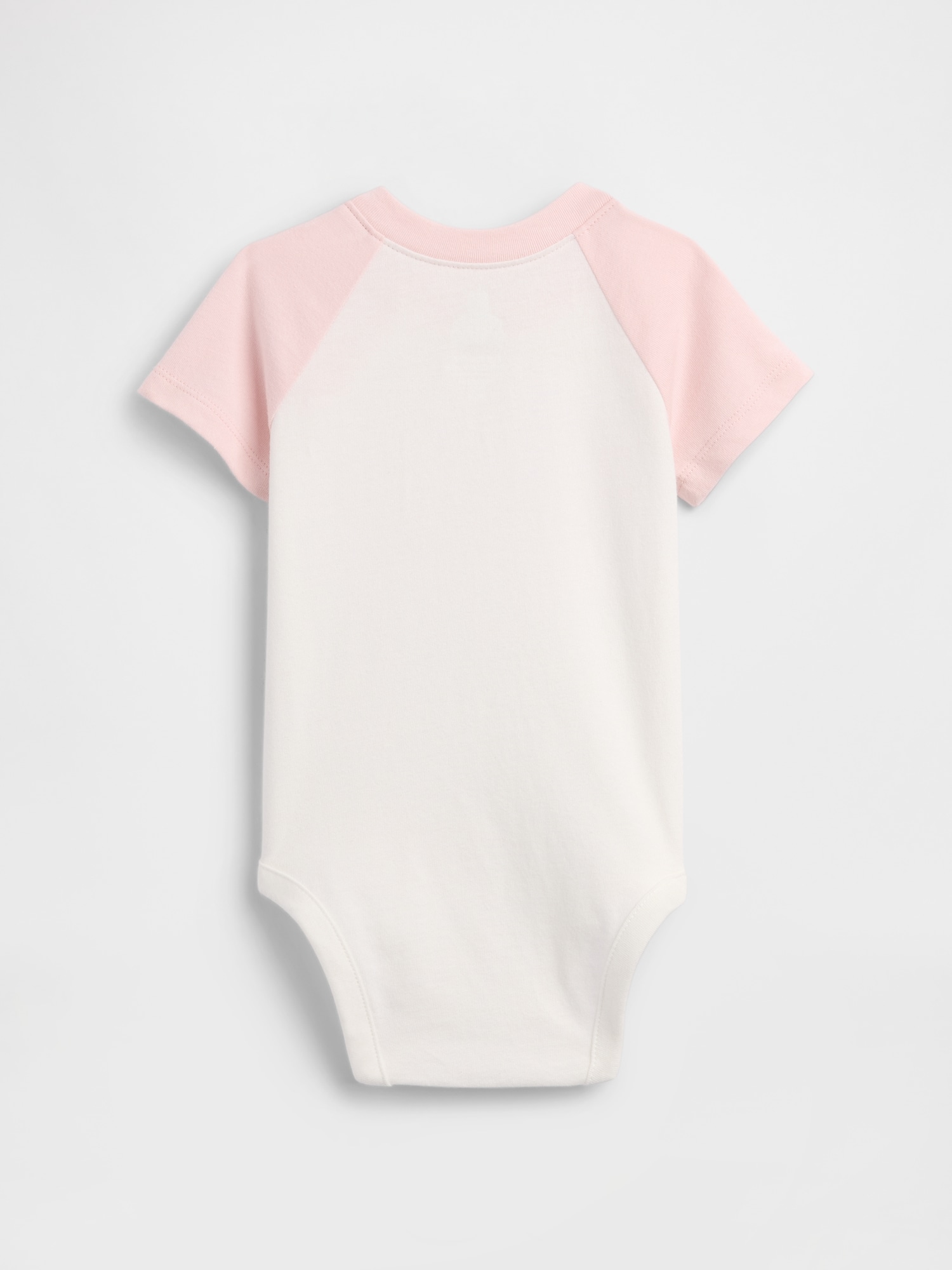 オーガニックコットン GAPロゴ ラグランスリーブ ボディスーツ (ベビー)-1