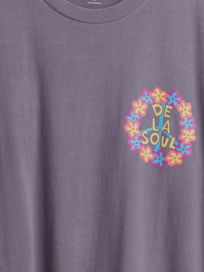 デ・ラ・ソウル リラックスフィット グラフィックTシャツ-3