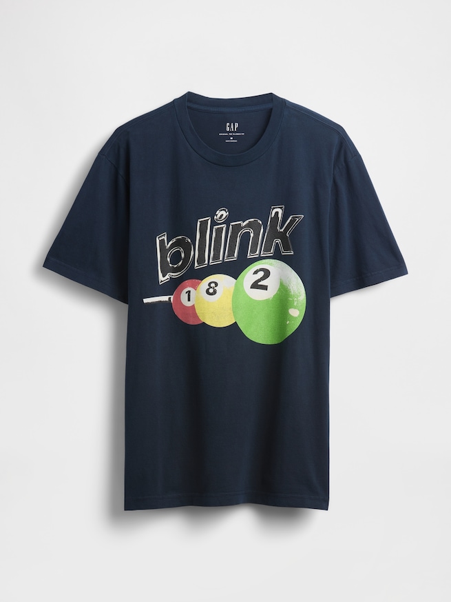 Blink 182 リラックスフィット グラフィックTシャツ-4