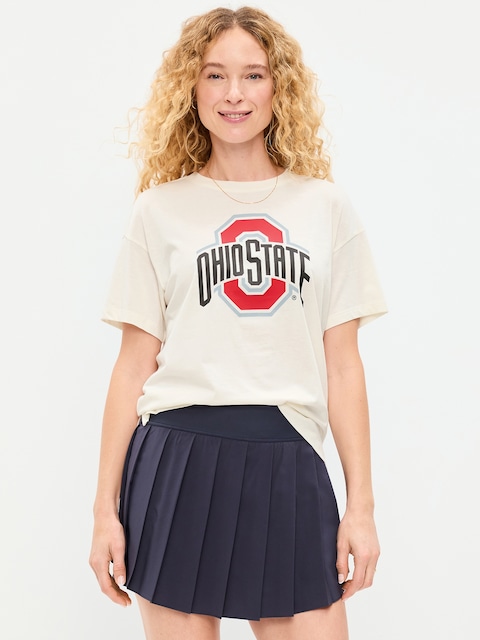 College Crew-Neck T-Shirt for Women