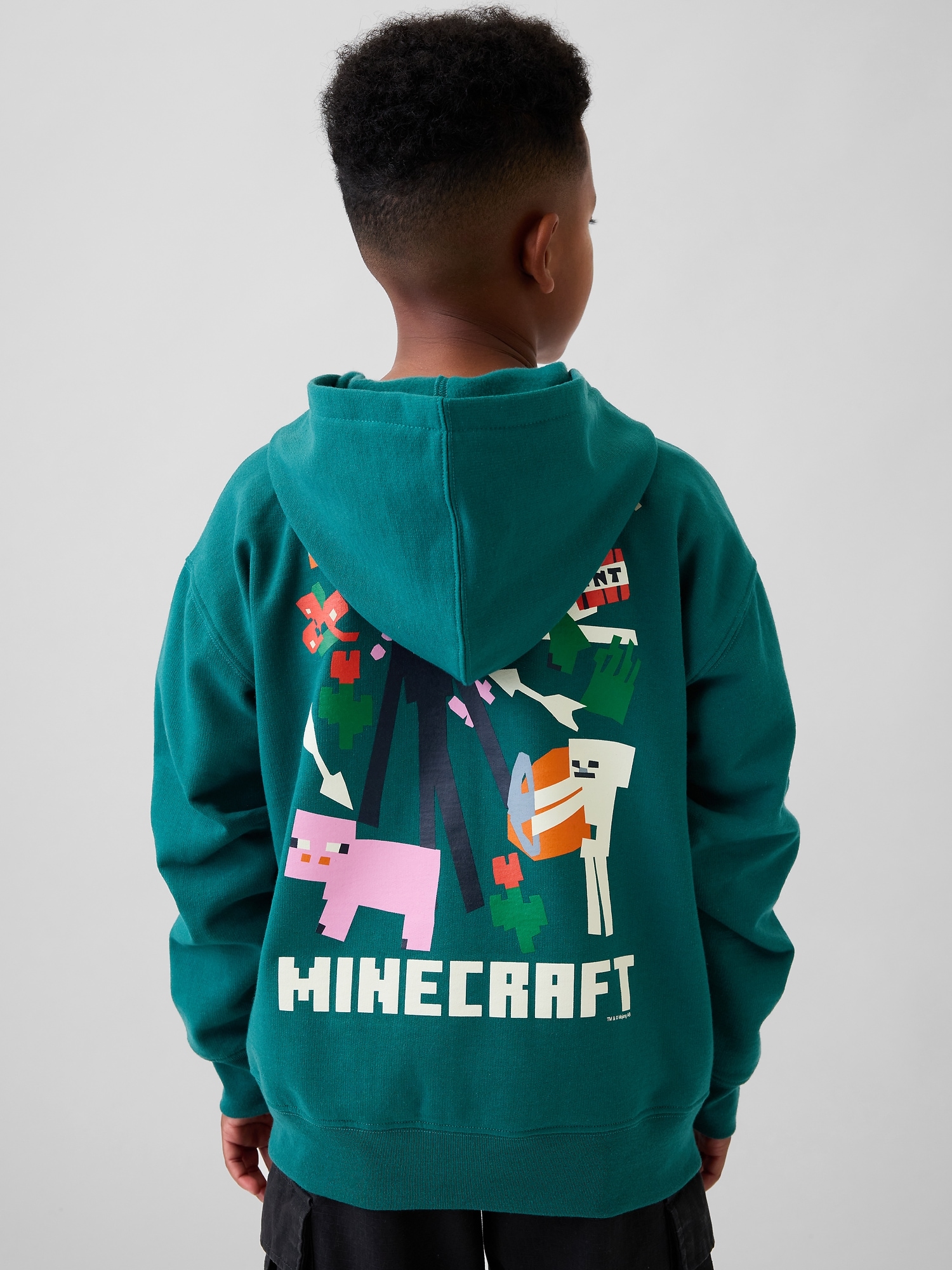 マインクラフト ジップアップパーカー-2