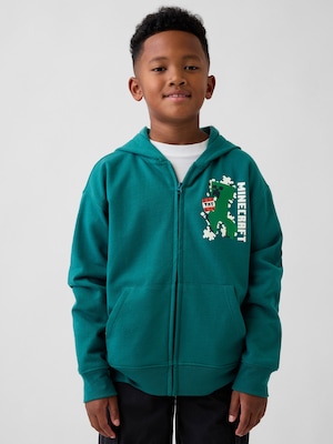 マインクラフト ジップアップパーカー