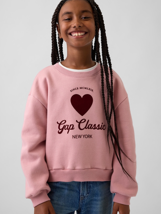 ヴィンテージソフト ドルマン スウェットシャツ (キッズ)-0