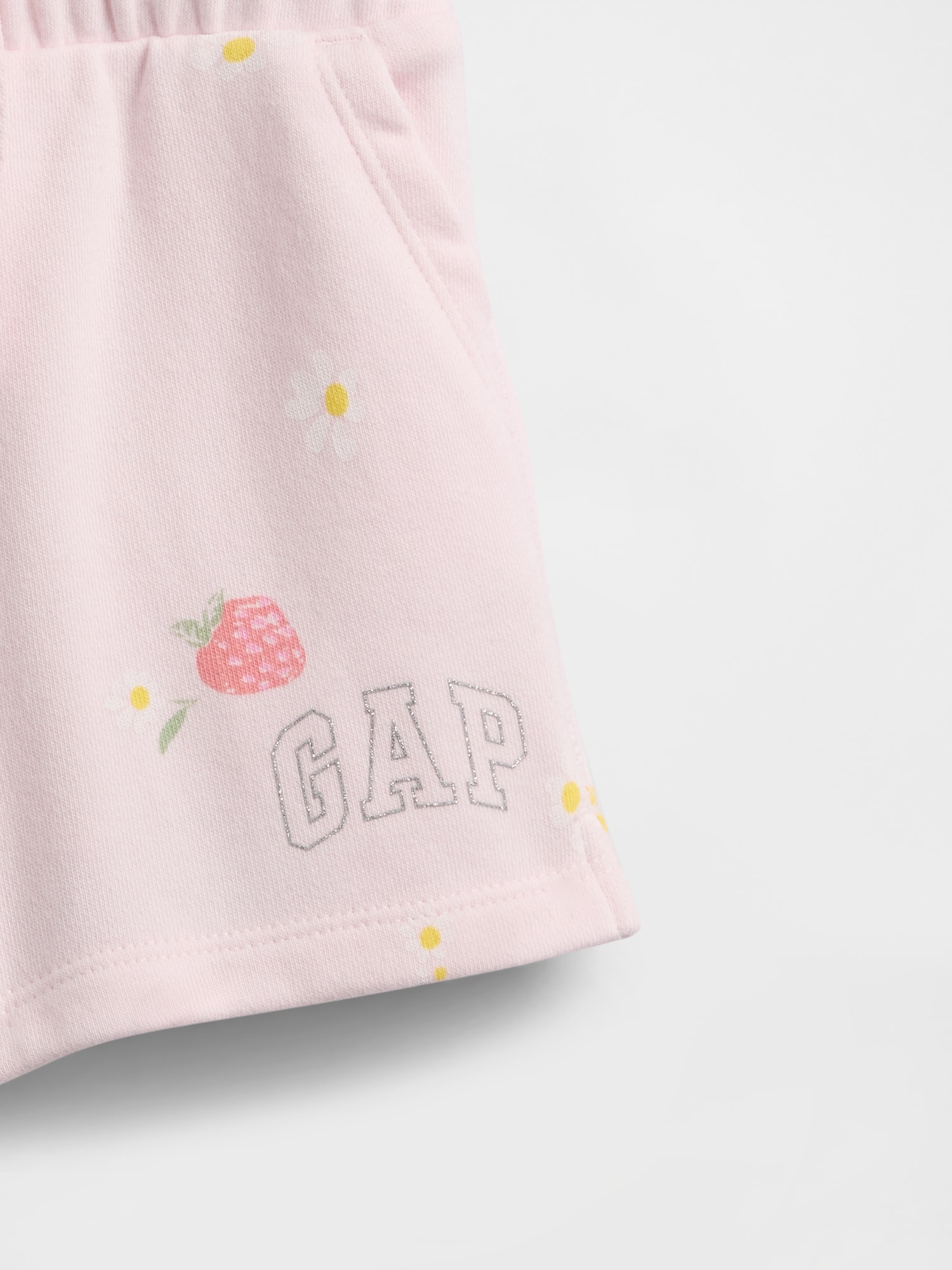 babyGap GAPロゴ プルオン フレンチテリー ショートパンツ-2