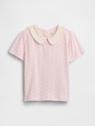 babyGap パフスリーブ 襟付きTシャツ-0