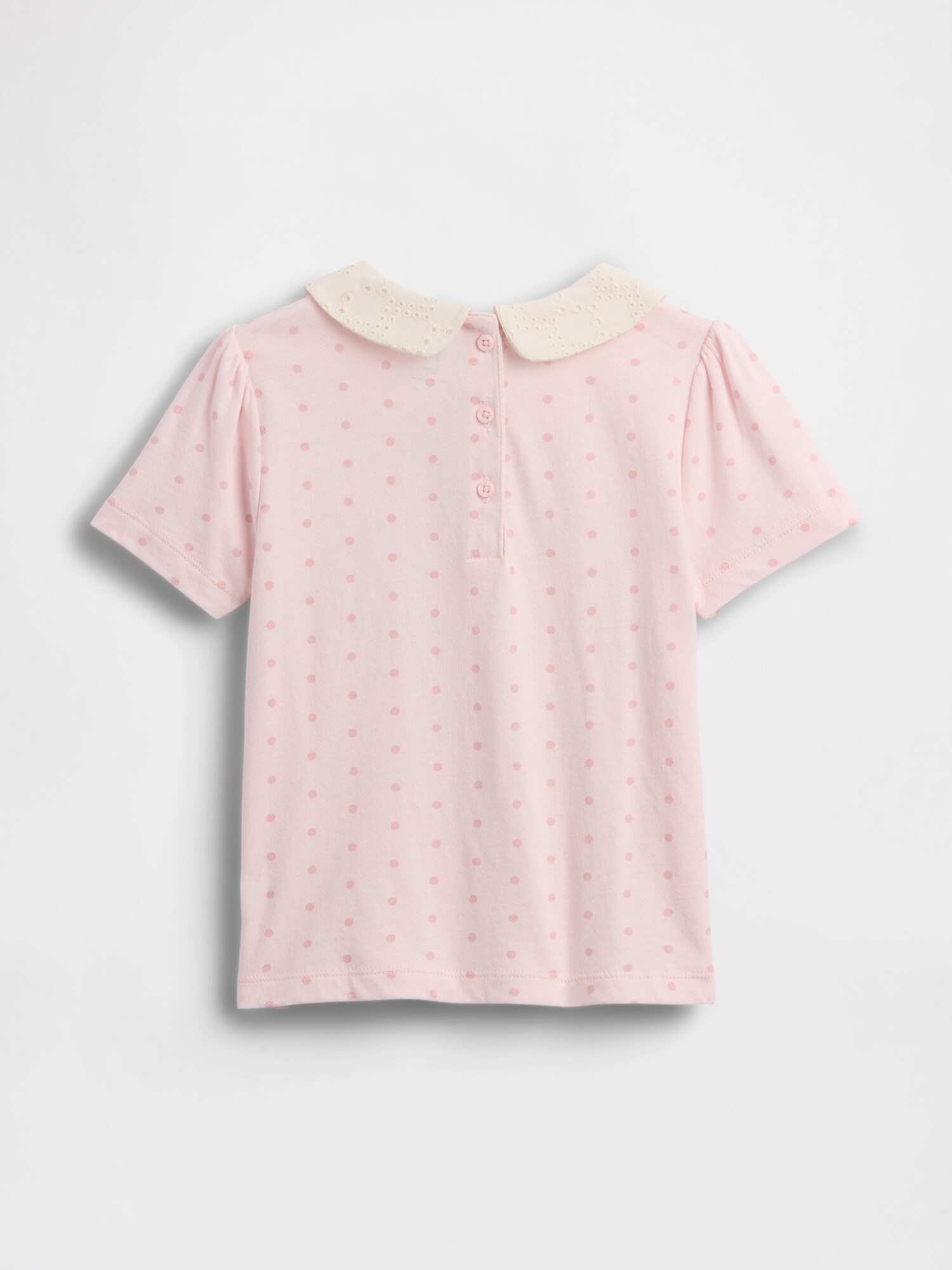 babyGap パフスリーブ 襟付きTシャツ-1
