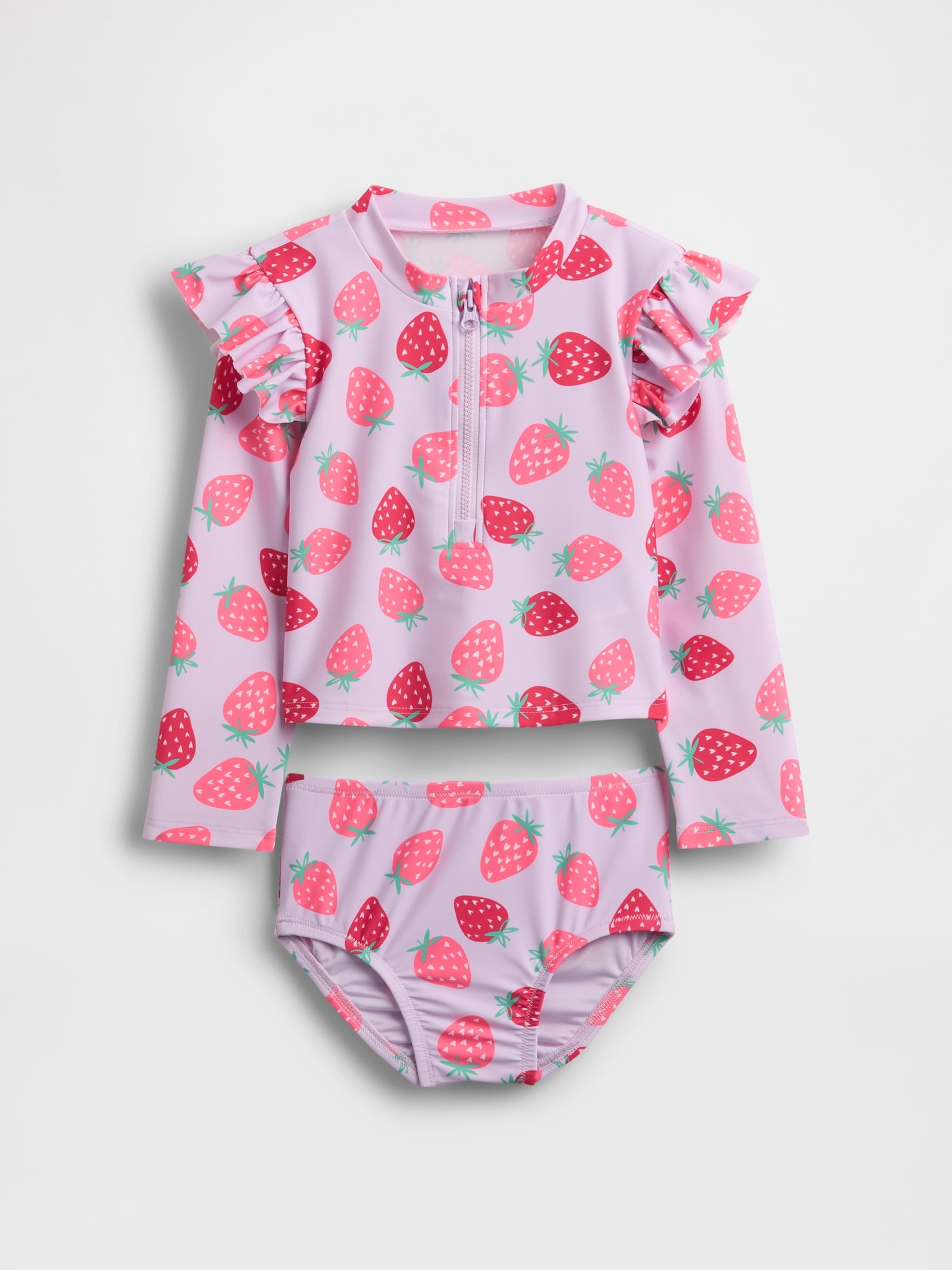 2ピースラッシュガード 水着  (幼児・ベビー)-0