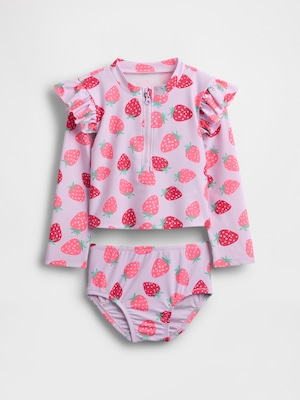 2ピースラッシュガード 水着  (幼児・ベビー)