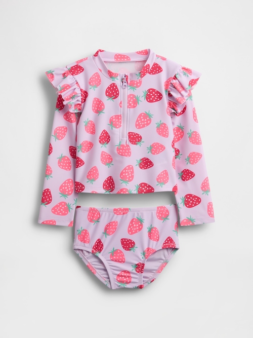 2ピースラッシュガード 水着  (幼児・ベビー)