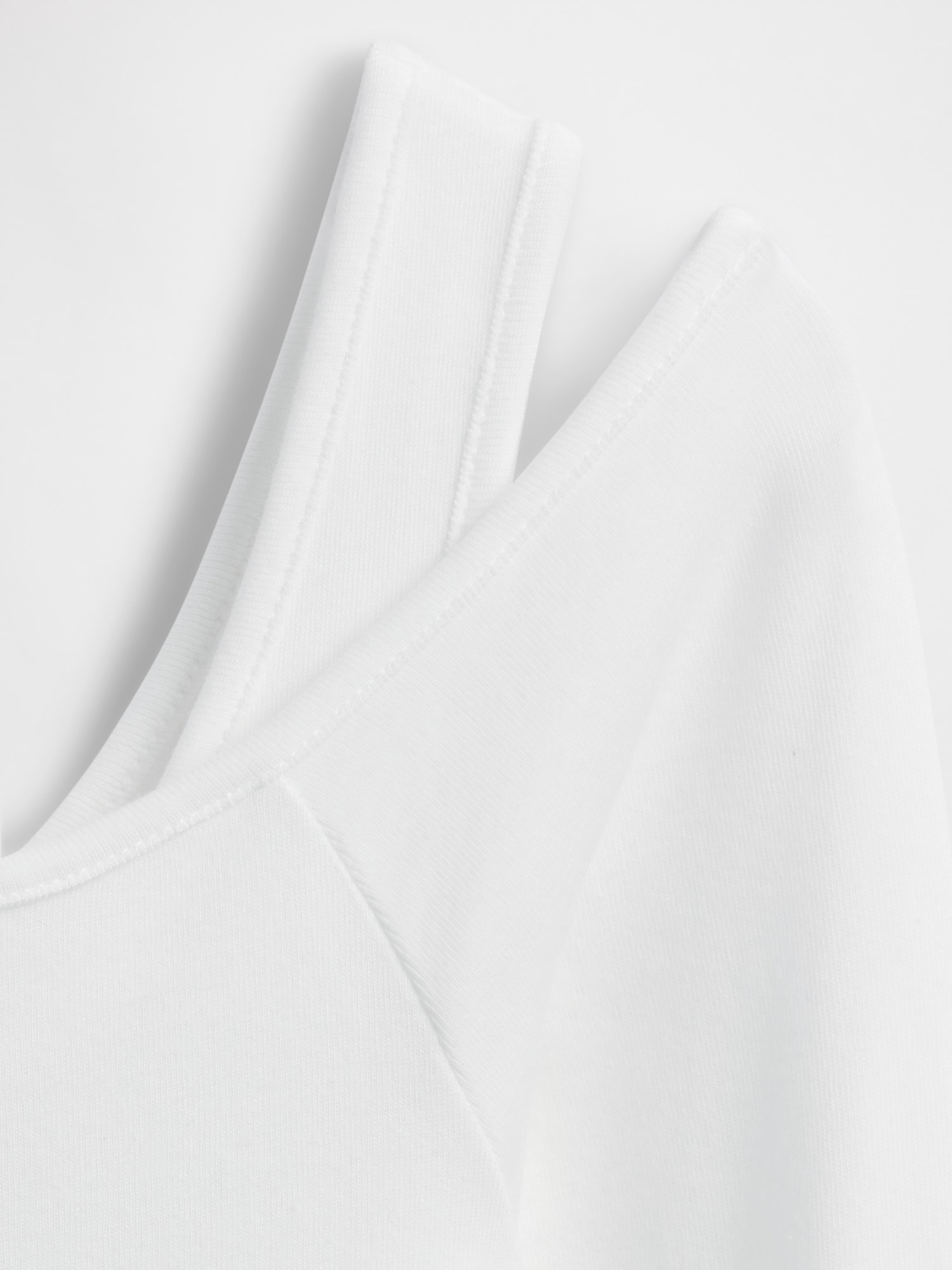 モダン オフショルダートップス-4