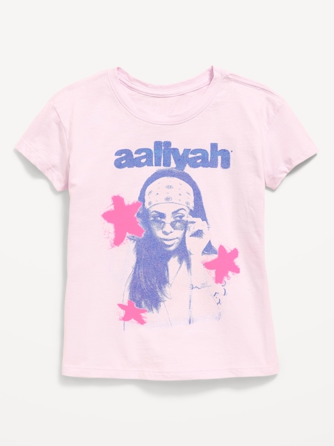 T-SHIRT À IMPRIMÉ AALIYAH™ POUR FILLE