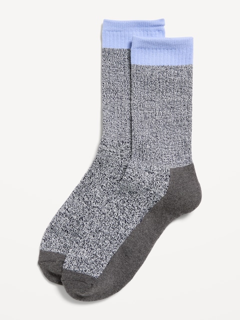 Marled Color-Block Socks