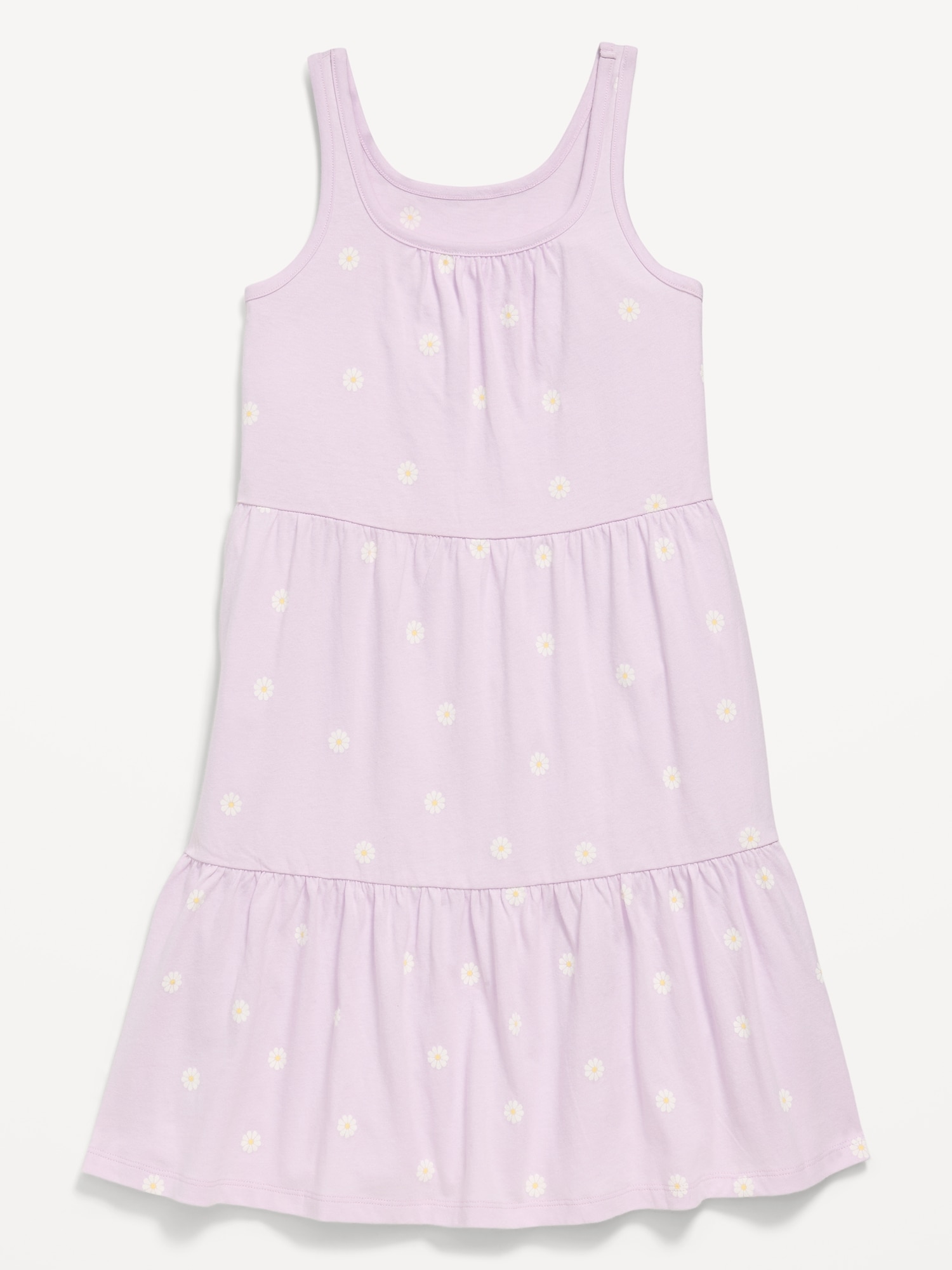 ROBE AJUSTÉE ET ÉVASÉE SANS MANCHES À MOTIF POUR FILLE