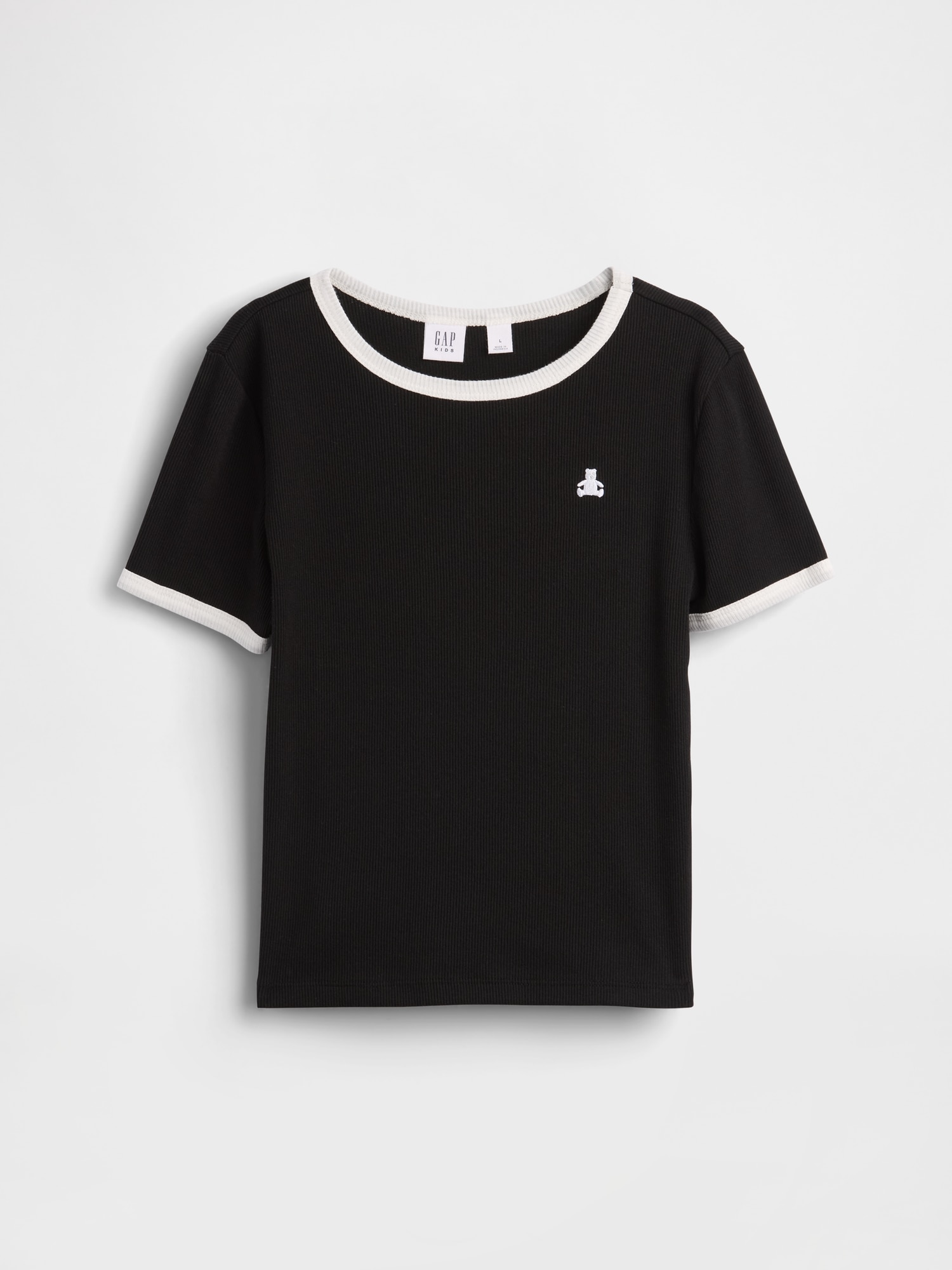 ブラナンベア リブ リンガーTシャツ (キッズ)-1