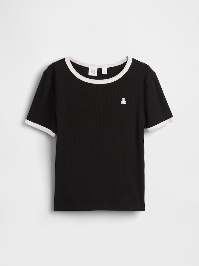 ブラナンベア リブ リンガーTシャツ (キッズ)-1