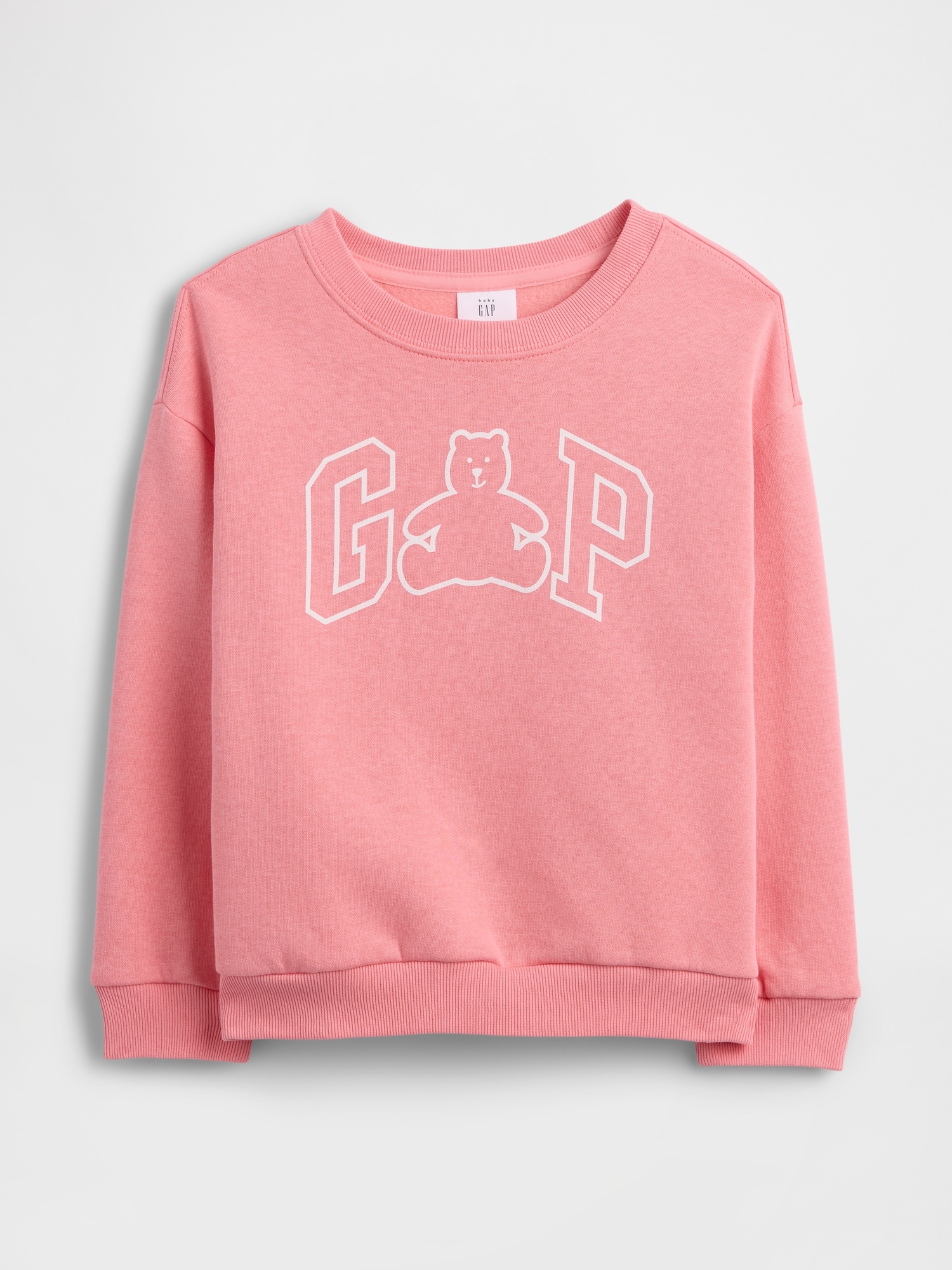 babyGap Logo Relaxed Crewneck Sweatshirt