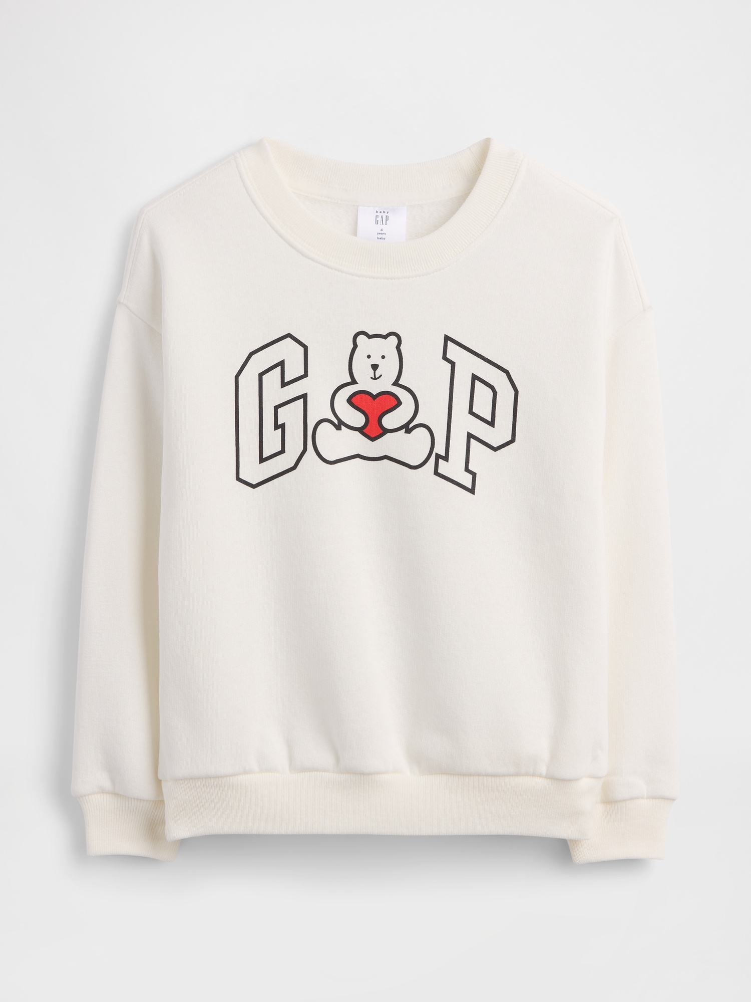 babyGap Logo Relaxed Crewneck Sweatshirt