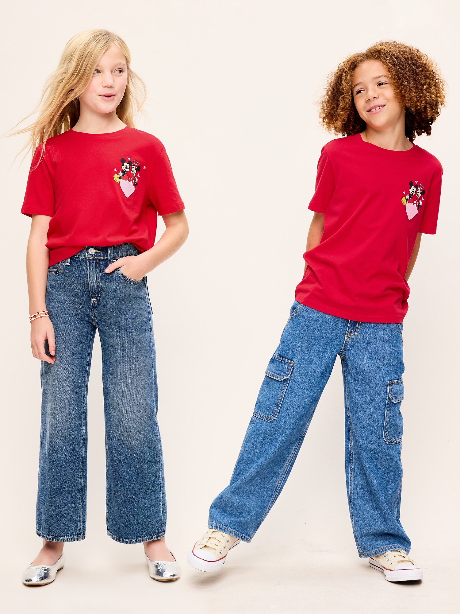 Old Navy x Disney Mickey Mouse & Minnie Mouse Graphic T-Shirt for Kids