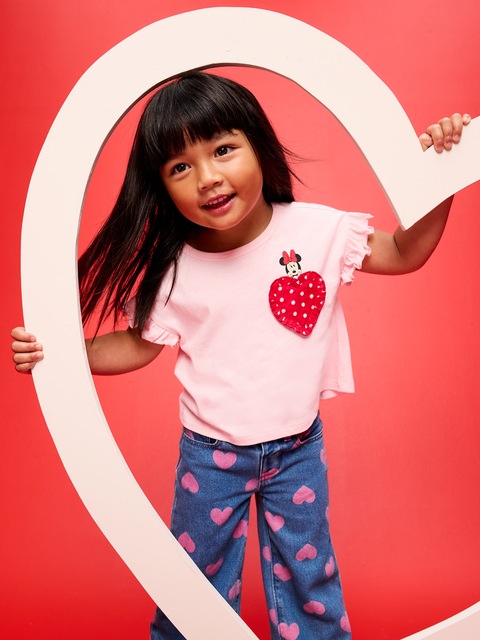 Old Navy x Disney Minnie Mouse Ruffle-Sleeve T-Shirt for Toddler Girls