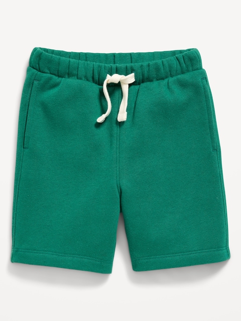 Logo-Graphic Fleece Jogger Shorts for Toddler Boys