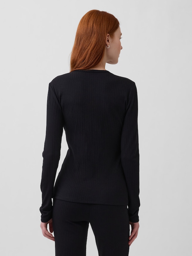 モダン ワイドリブ カーディガン-2