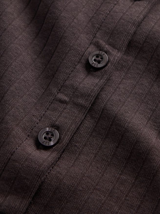 モダン ワイドリブ カーディガン-3